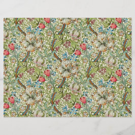Papper vintage Blommor | Blommigt Craft