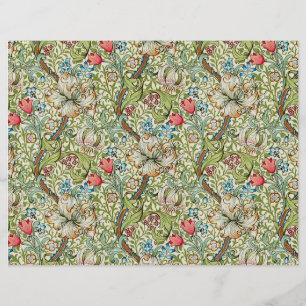 Papper vintage Blommor   Blommigt Craft