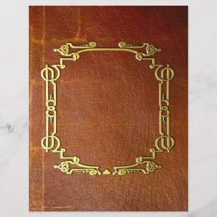 Papper Vintage för Faux-läderskrapbok