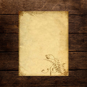 Papper vintage för Ornamental Framed Scrapbook