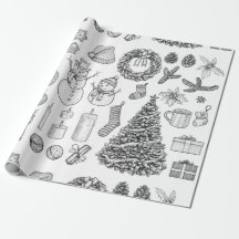Papper Vintage-julafton