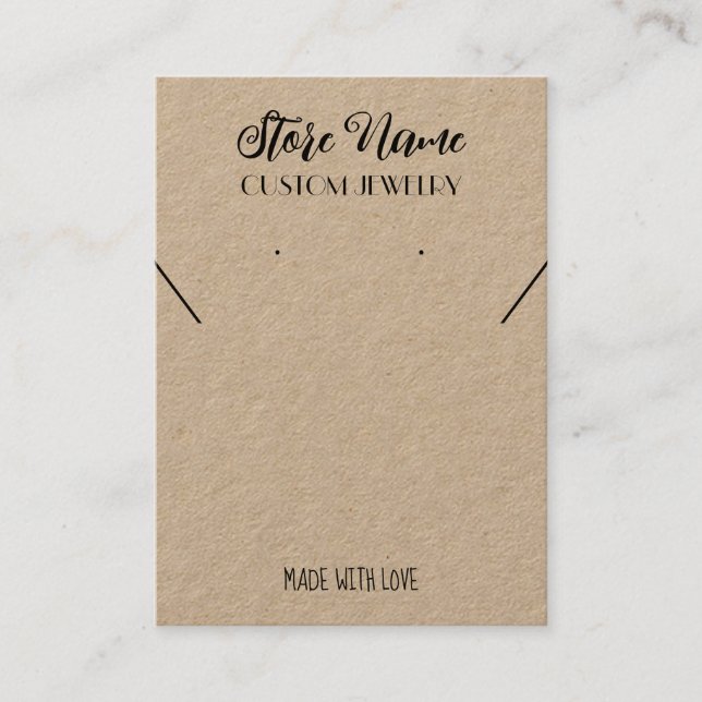 Papper visning för kortklippning av minimalistiskt visitkort (Framsida)