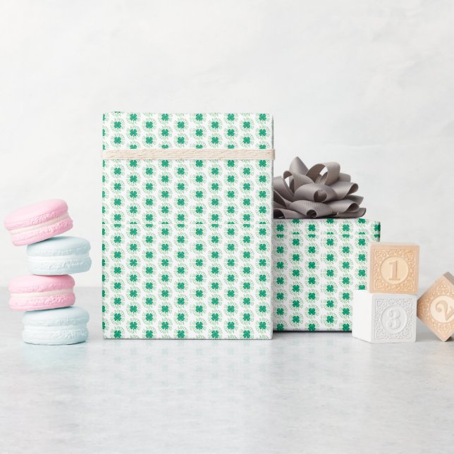Papper, vit, glansig förpackning presentpapper (Baby Shower)