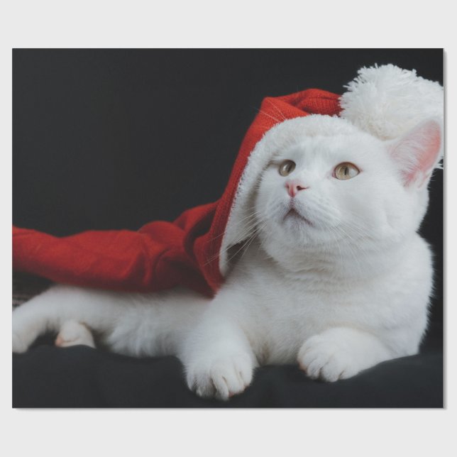 Papper Vit julklapp Presentpapper (Platt)