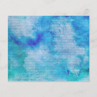 Papper Winter Magic Blue Watercolor Scrapbook