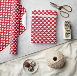 Papper Wrapping för Romantic Heart Mönster Presentpapper