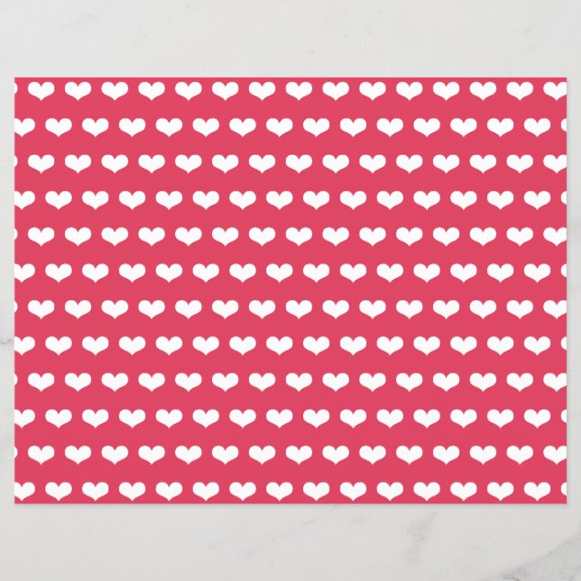 Papper XOXO Valentine Party Decor Craft-uppsättnin Reklamblad (Framsidan)