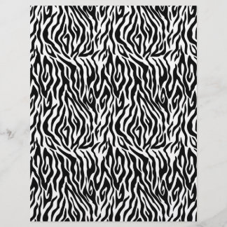 Papper Zebra tryck-skrapbok med dubbla sidor