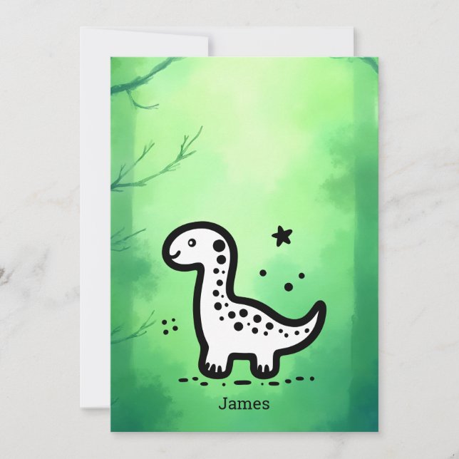 Pappers Tallrik Inbjudningar (Framsida)