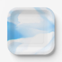 Pappers tallrik moln blomma