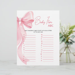 Pappersark Baby Shower-spel