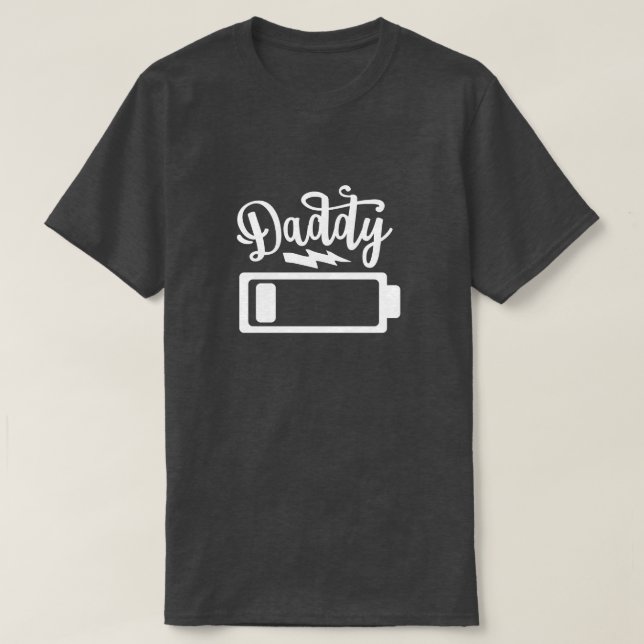 Pappersbatterinivå T Shirt (Design framsida)