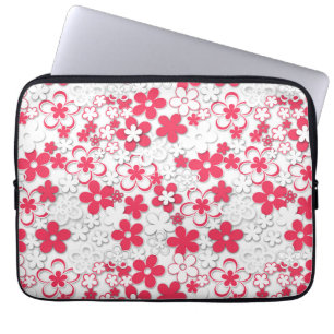 Pappersblommor Laptop Fodral