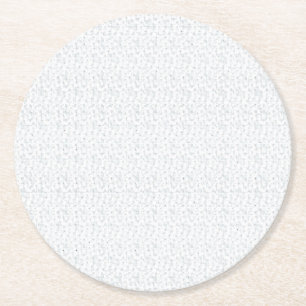 Pappersbrickor Rund design med Pi-mönster Underlägg Papper Rund