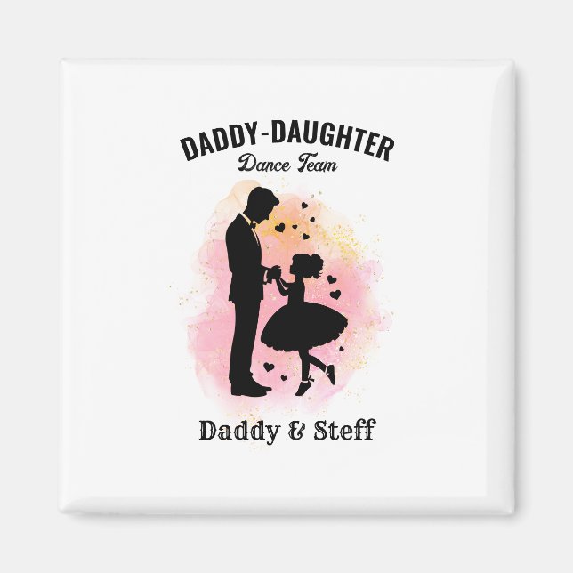 Pappersdotterdansgrupp (3) T-Shirt Magnet (Framsidan)