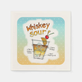 PAPPERSERVETTER - WHISKEY SOUR RECEPT COCKTAIL KON PAPPERSSERVETT