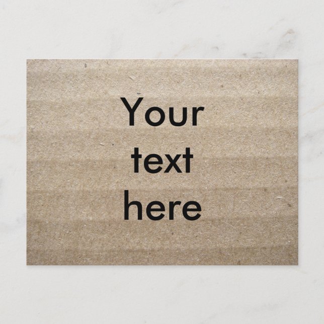 Papperskartong Vykort (Framsida)