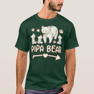 Papperskjortor för far, manar 3 unge t-fartyg t shirt