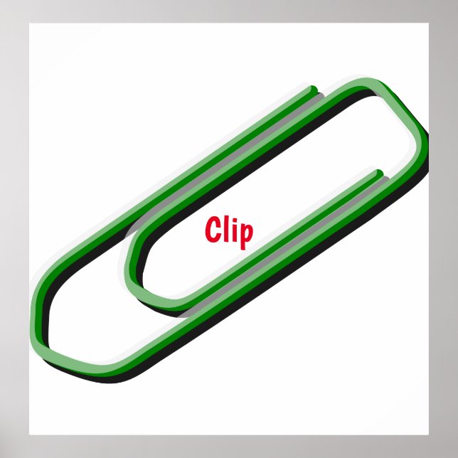 Pappersklipp Affisch (Framsidan)