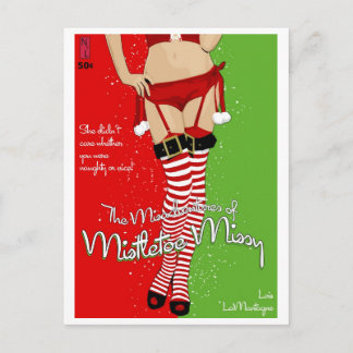 Papperskopieringskort: Mistletoe Missy Vykort