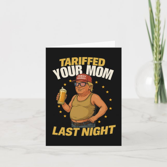 Papperskorgen - Lustigt Trump Stil Ta Kort (Framsida)