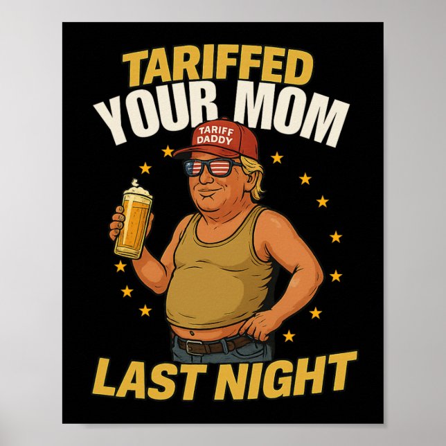 Papperskorgen - Lustigt Trump Stil Ta Poster (Framsidan)