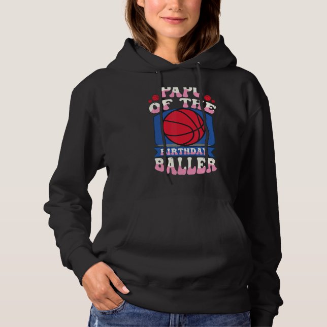 Papperskorgsdagskorgen Basketball Theme Bday T Shirt (Framsida)