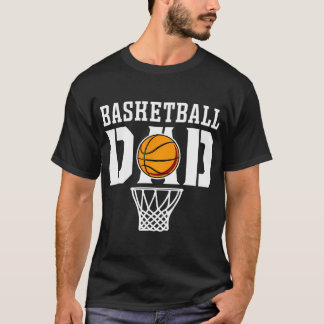 Papperskorgskläder - Basketboll pappa T Shirt