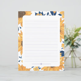 Papperslängd - solblommor