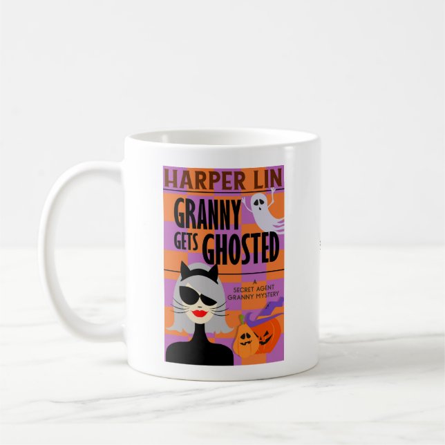 Pappersmugg med omslagsbild från Harper Lins bok G Kaffemugg (Vänster)