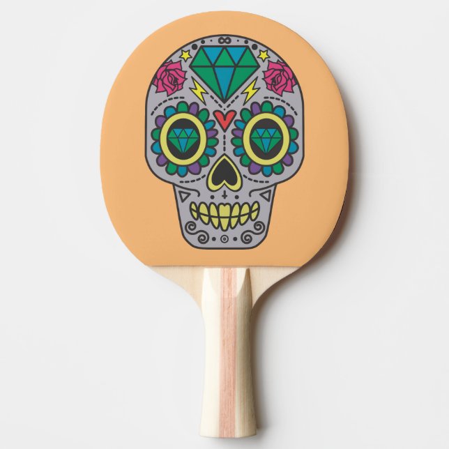PAPPERSPAPPER FÖR SOCKERSKULL PINGISRACKET (Framsidan)