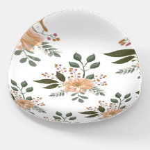 Papperspress med blommönster