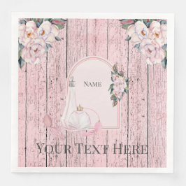 Pappersservett 8-tums liten bit Land, Chic, Boho