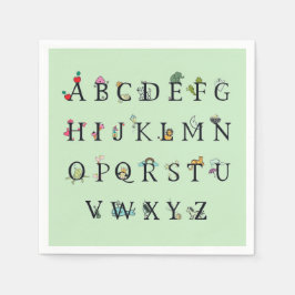 PAPPERSSERVETT: ALPHABET CHART PAPPERSSERVETT