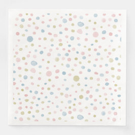 Pappersservett Andie Confetti Watercolor Dots