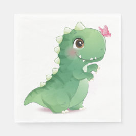 PAPPERSSERVETT: BABY DINOSAUR PAPPERSSERVETT