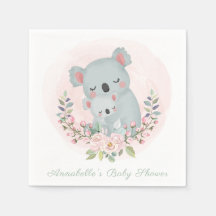 PAPPERSSERVETT: BABY KOALAS: BABY SHOWER