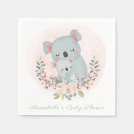 PAPPERSSERVETT: BABY KOALAS: BABY SHOWER PAPPERSSERVETT