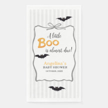 Pappersservett Baby shower för Little Boo Hallowee