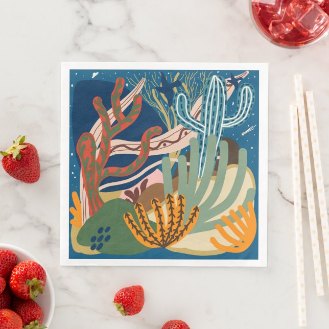 Pappersservett Desert Nights (Insitu)