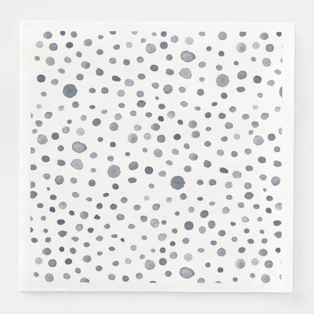 Pappersservett Dusk Confetti Watercolor Dots (Framsida)