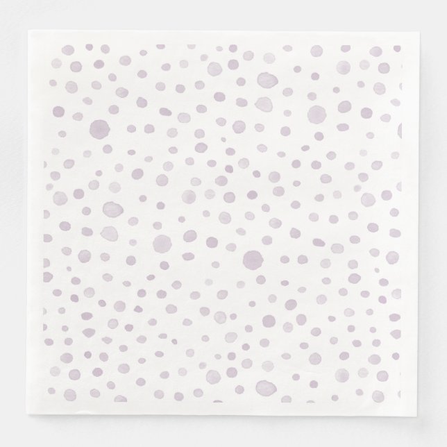 Pappersservett Dust Confetti Watercolor Dots (Framsida)