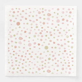 Pappersservett Erica Confetti Watercolor Dots