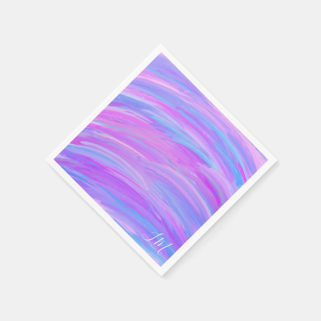 Pappersservett Färg Personlig (Hörn)