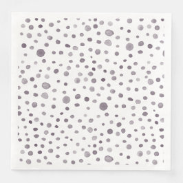 Pappersservett Fig Confetti Watercolor Dots