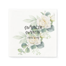 Pappersservett för botaniskt foto av elegant eucal