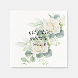 Pappersservett för botaniskt foto av elegant eucal