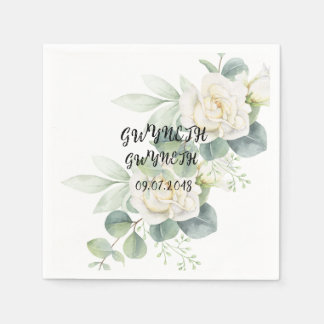 Pappersservett för botaniskt foto av elegant eucal