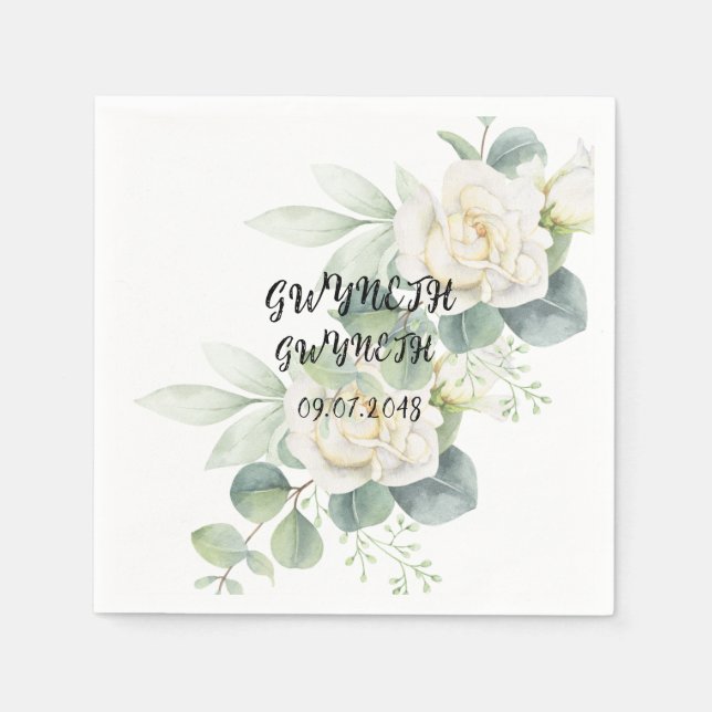 Pappersservett för botaniskt foto av elegant eucal (Framsidan)