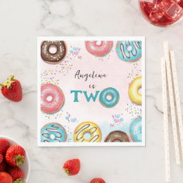 Pappersservett för en andra födelsedag.